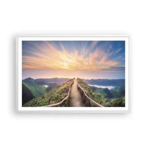 Affisch i vit ram - Nära himlen - 91x61 cm