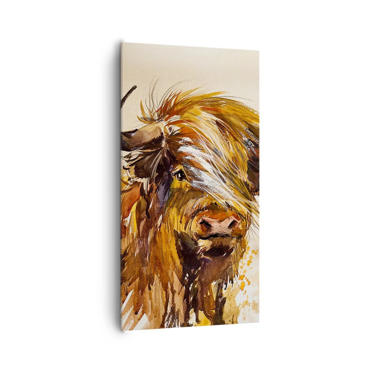 Canvastavla - Bild på duk - Jägarens dröm - 65x120 cm