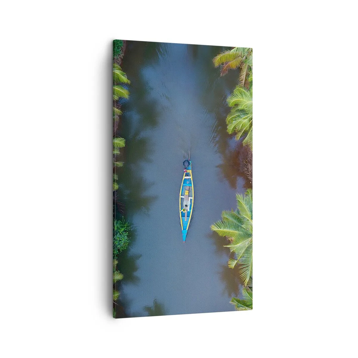 Canvastavla - Bild på duk - På en tropisk stig - 45x80 cm