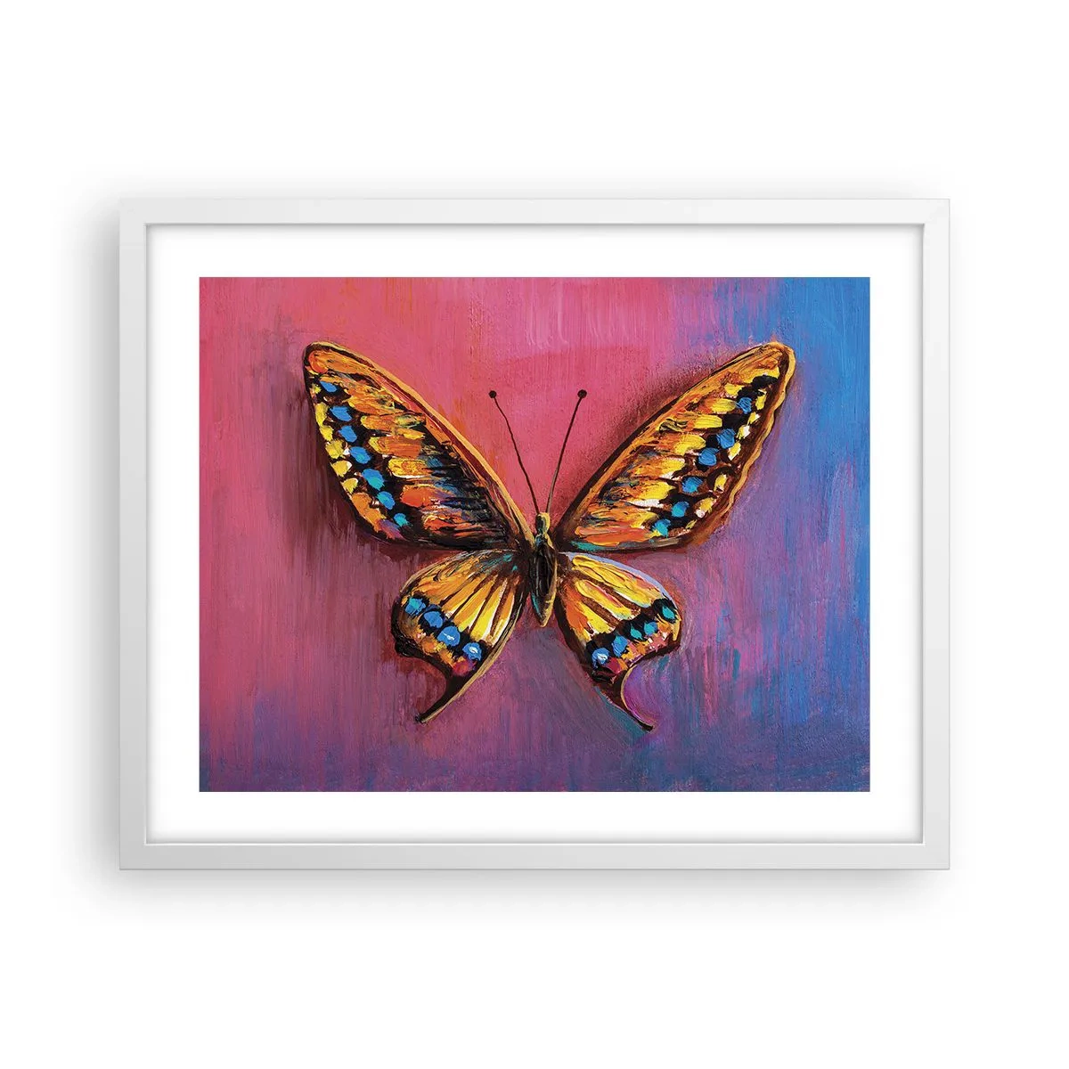 Affisch i vit ram - Naturens klenoder - 50x40 cm