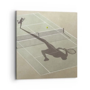 Canvastavla - Bild på duk - Övervinna sig själv - 70x70 cm