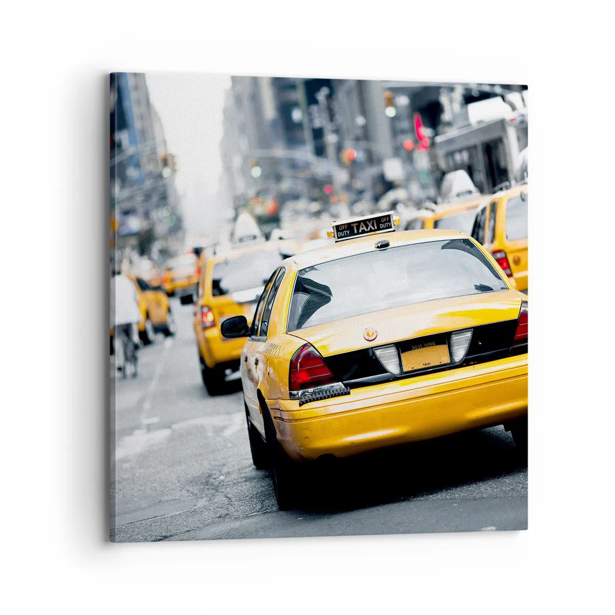 Canvastavla - Bild på duk - Endast i denna stad - 70x70 cm