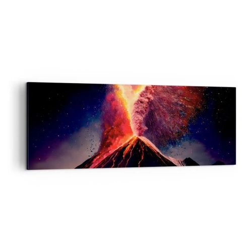 Canvastavla - Bild på duk - Skönhet och skräck - 140x50 cm