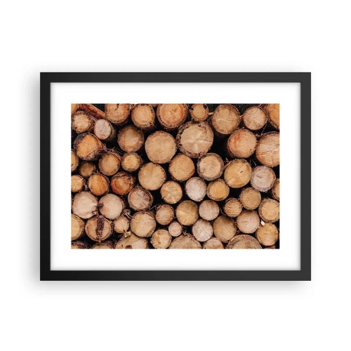 Affisch i svart ram - Ny början - 40x30 cm