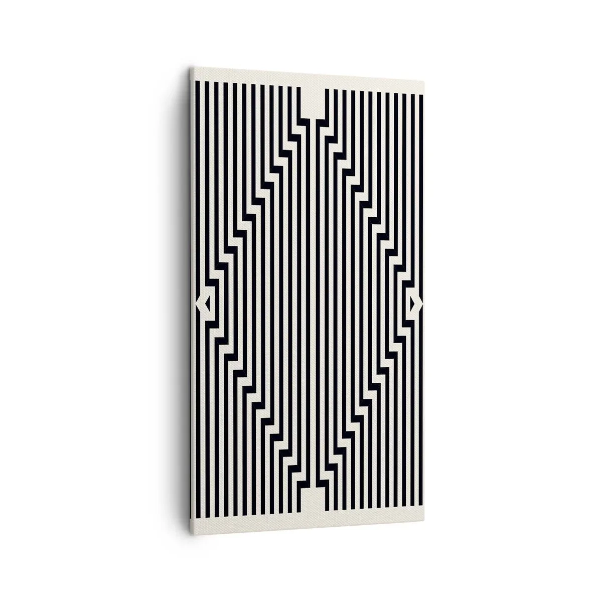 Canvastavla - Bild på duk - Geometrisk illusion - 45x80 cm