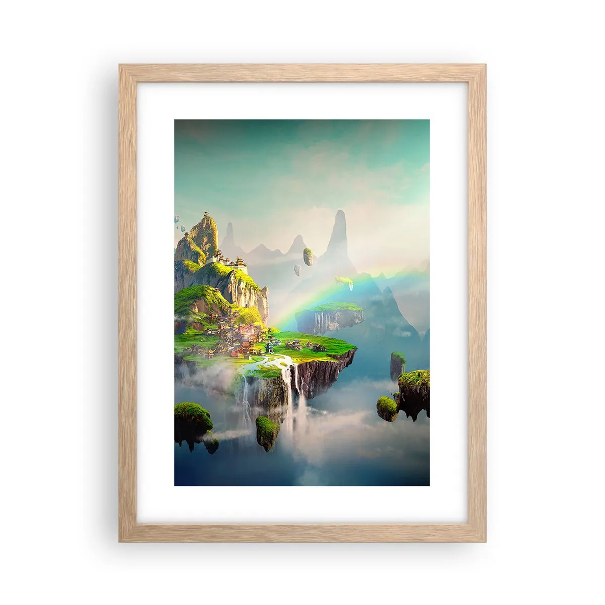 Affisch i ram av ljusek - Mellanhimmel - 30x40 cm