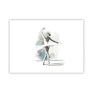 Affisch - Förtrollad i en svan - 70x50 cm