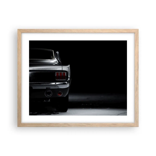 Affisch i ram av ljusek - Klassisk charm - 50x40 cm