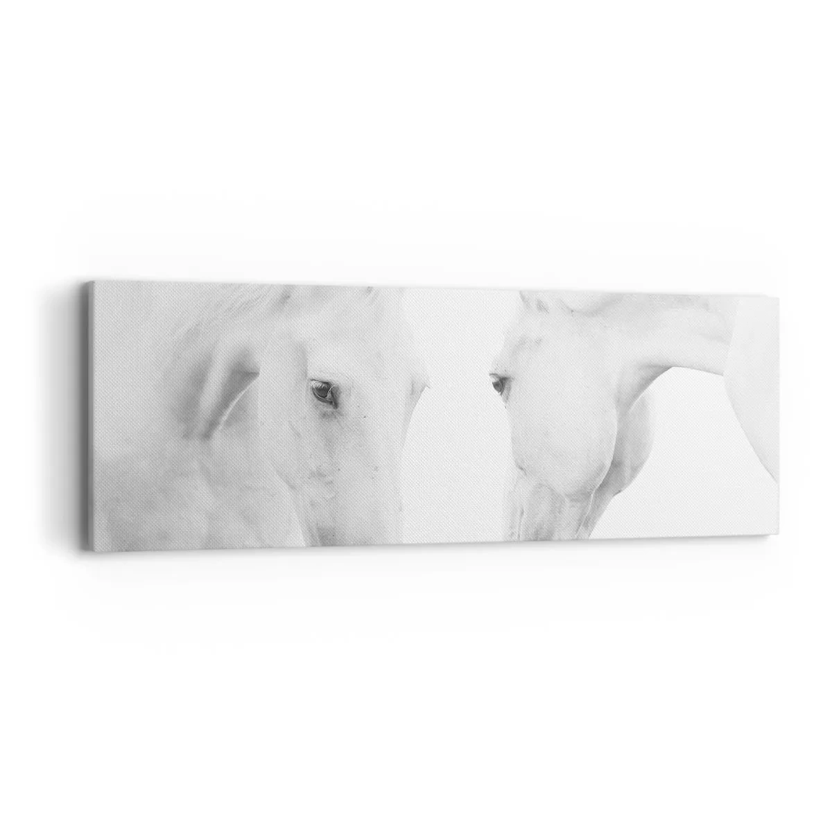 Canvastavla - Bild på duk - Är det vänskap…? - 90x30 cm