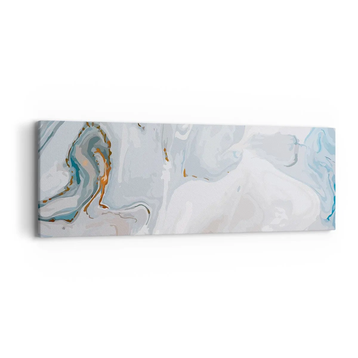 Canvastavla - Bild på duk - Utbuktande vithet - 90x30 cm