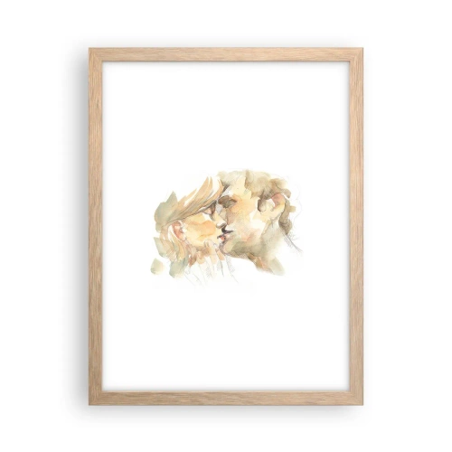 Affisch i ram av ljusek - Upphittad hälft? - 30x40 cm