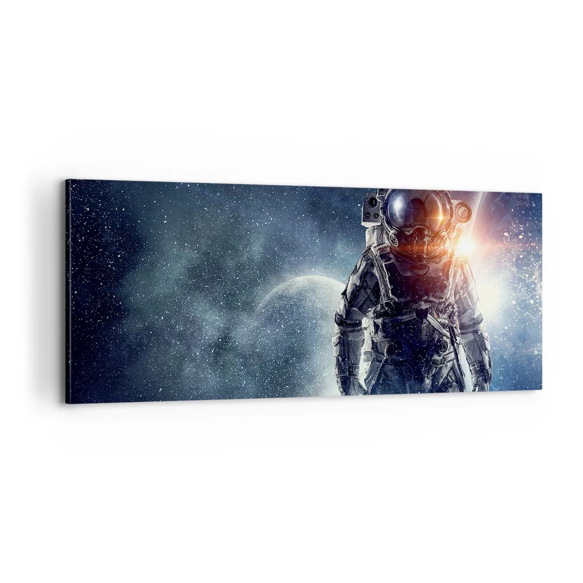 Canvastavla - Bild på duk - Äventyr i rymden - 100x40 cm