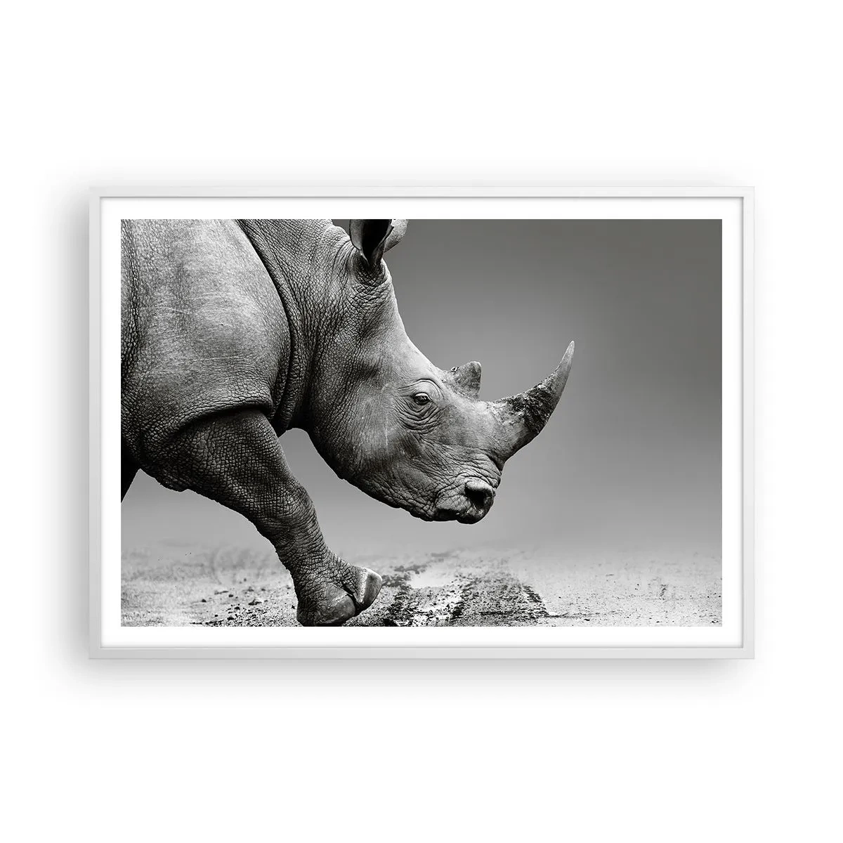 Affisch i vit ram - Ostoppbar kraft - 100x70 cm