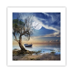 Affisch - Är det slut eller början? - 40x40 cm