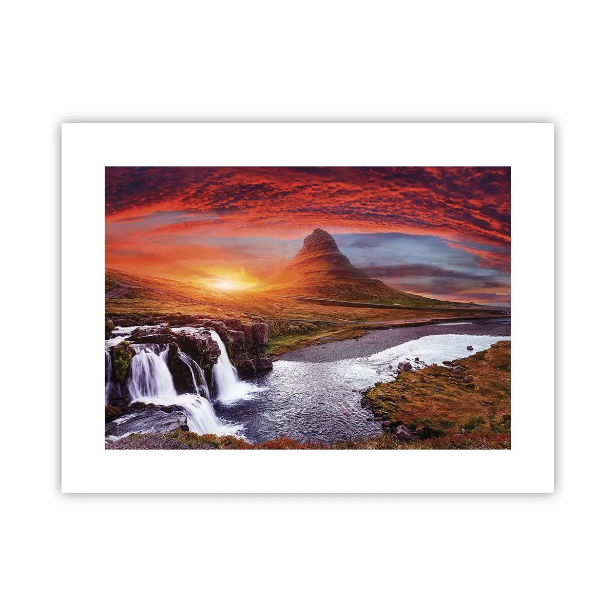 Affisch - Utsikt över Midgård - 40x30 cm