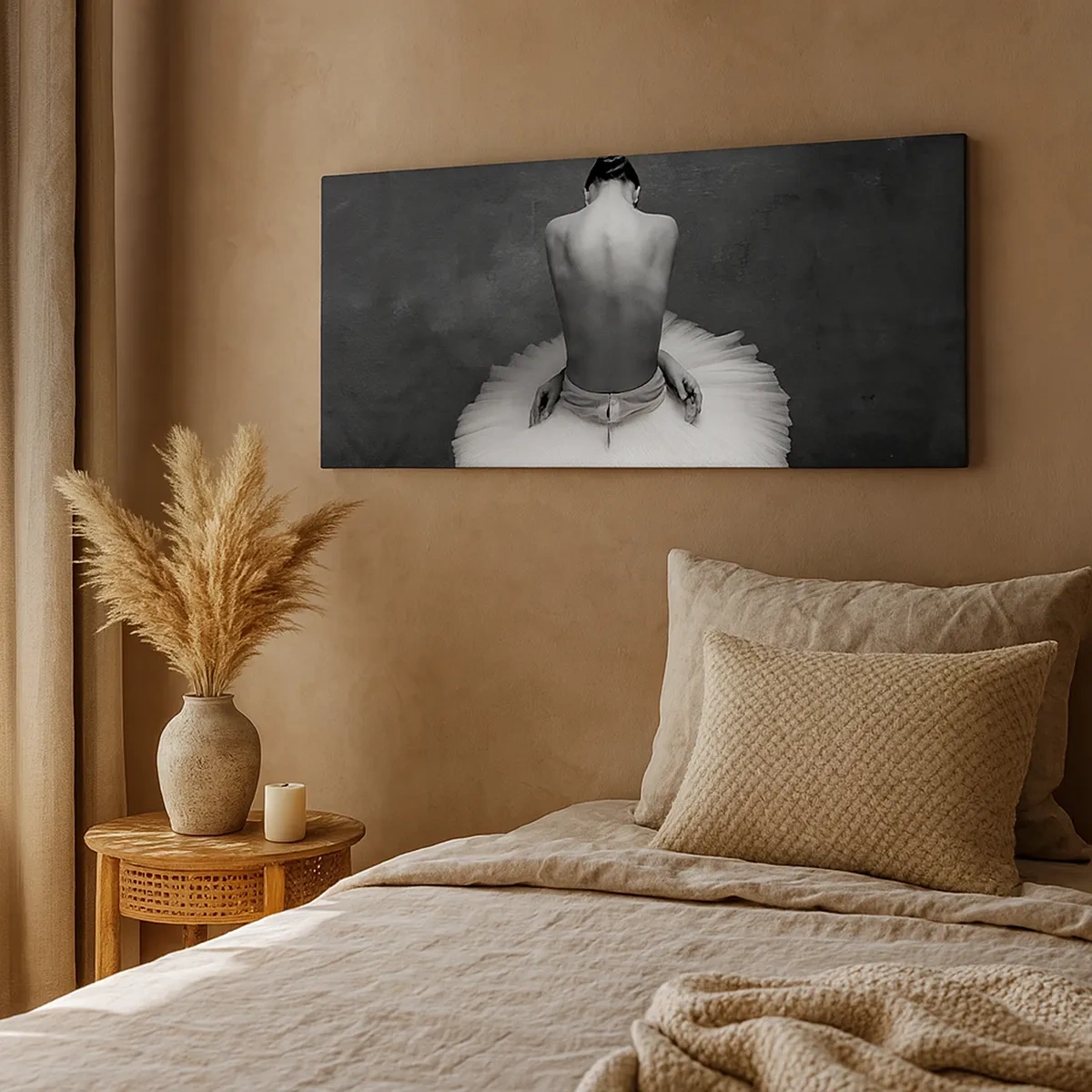 Canvastavla - Bild på duk - Hon blommar ut - 30x30 cm