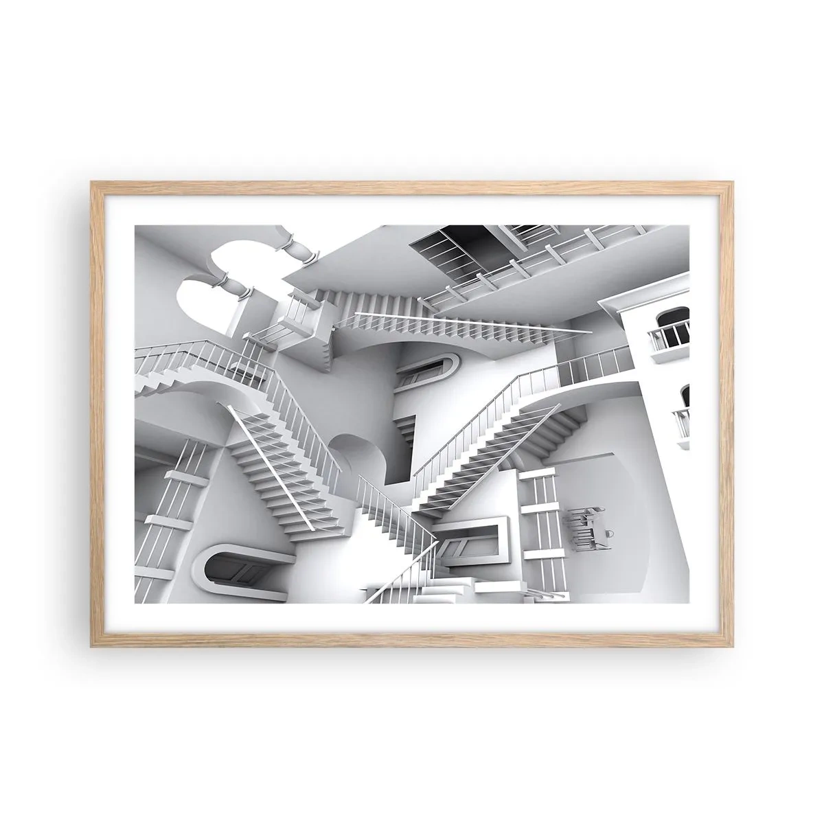 Affisch i ram av ljusek - Rummets paradoxer - 70x50 cm