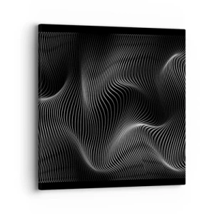 Canvastavla - Bild på duk - Ljusets dans i rymden - 40x40 cm