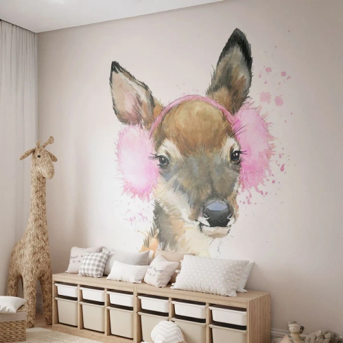 Fototapet Premium Canvas - Kylan är inte längre skrämmande - För barn, Rom, Grafik - 500x350 cm