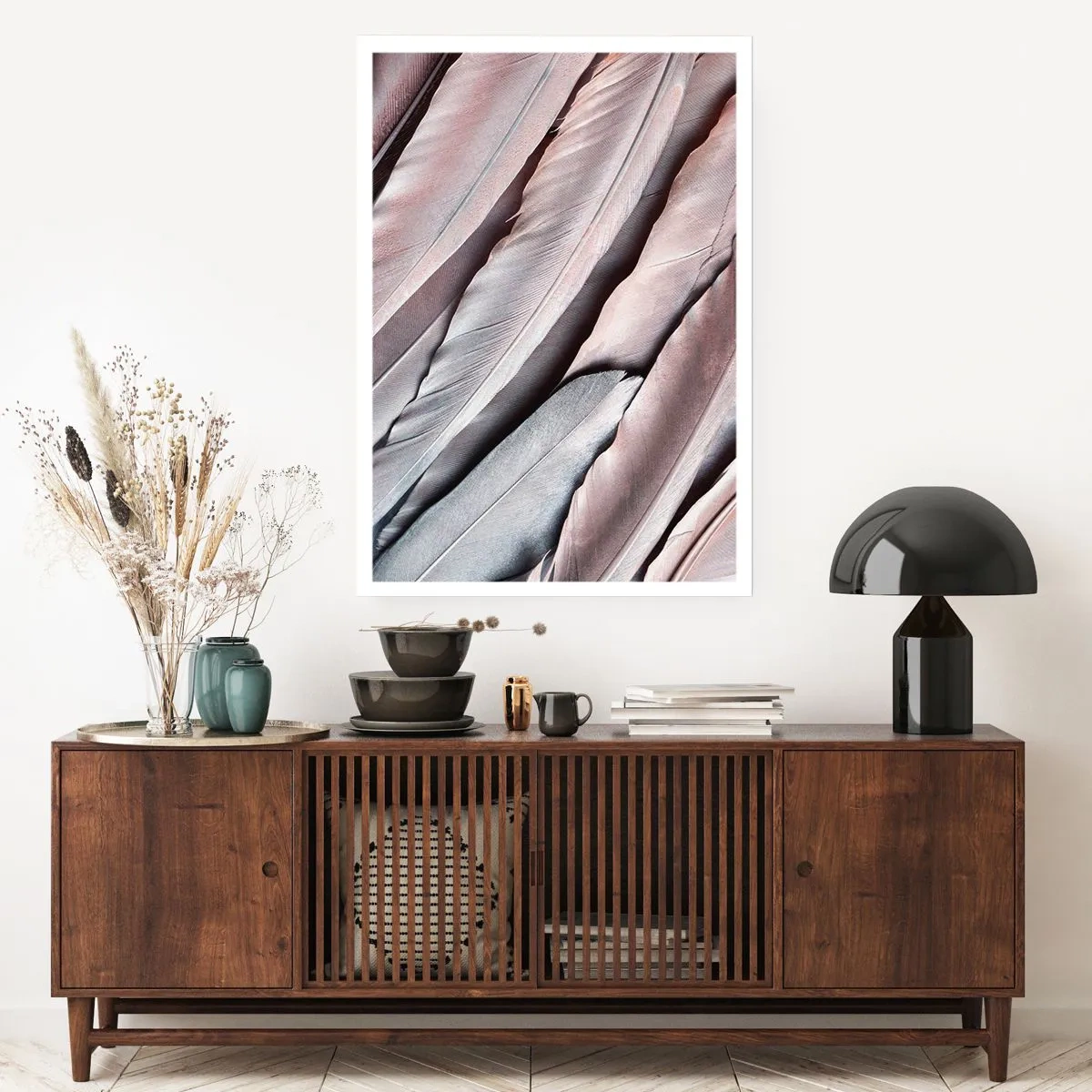 Affisch - I rosa silver - 70x100 cm