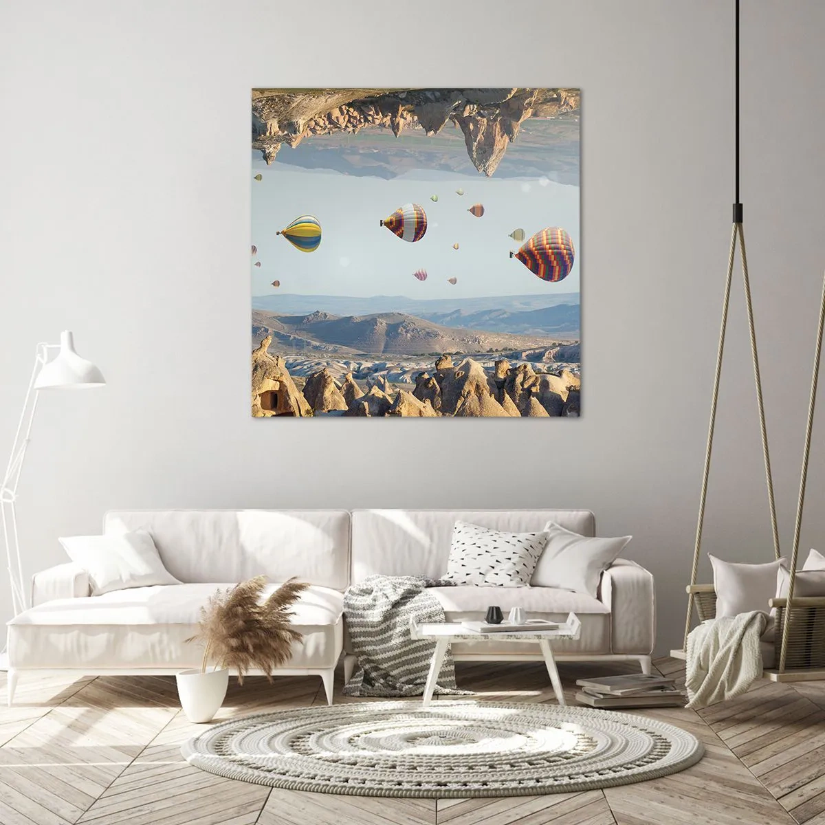 Canvastavla - Bild på duk - Här är allt möjligt - 50x50 cm