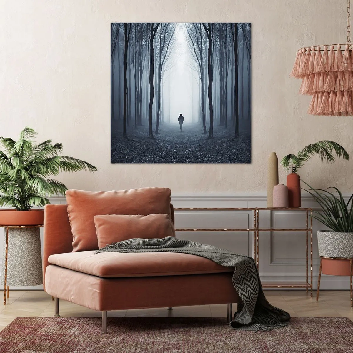 Canvastavla - Bild på duk - Och allt är enkelt och klart - 40x40 cm