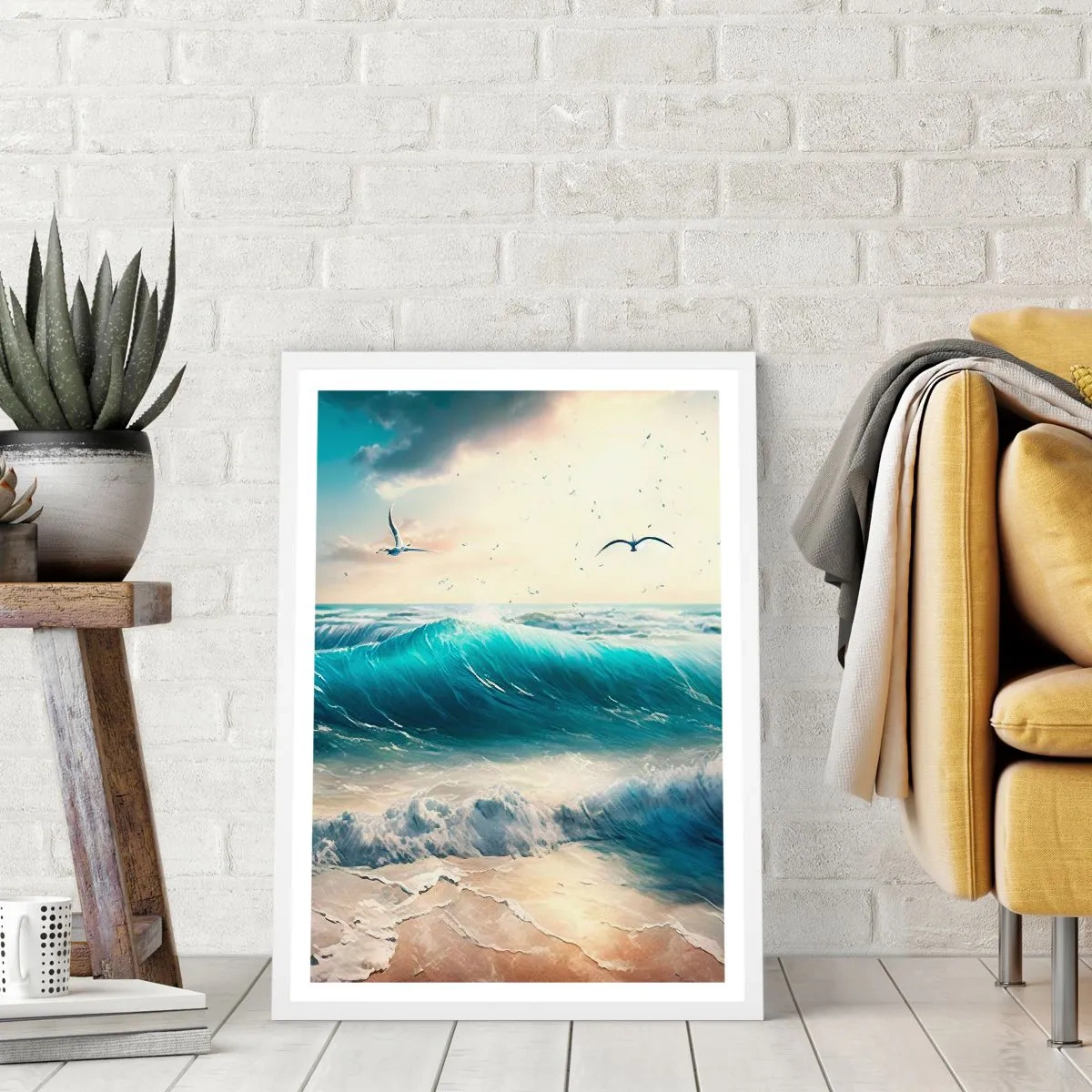 Affisch i vit ram - Ljuder endast för dig - 30x40 cm