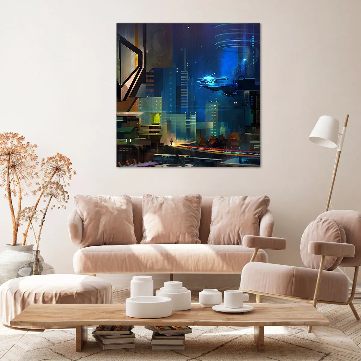 Canvastavla - Bild på duk - Inom snar framtid - 60x60 cm