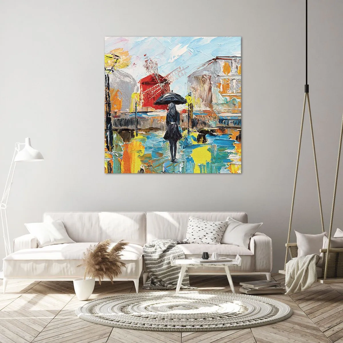 Canvastavla - Bild på duk - Parislegender - 30x30 cm