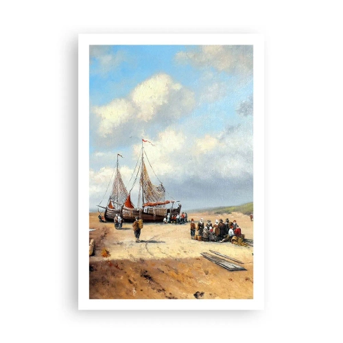 Affisch - Efter en lyckad fångst - 61x91 cm