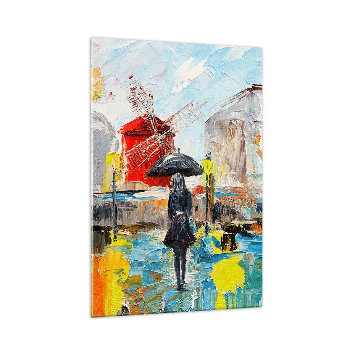 Glastavla - Bild på glas - Parislegender - 80x120 cm