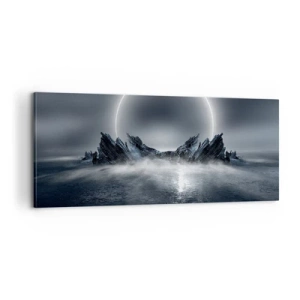 Canvastavla - Bild på duk - En berättelses final - 100x40 cm