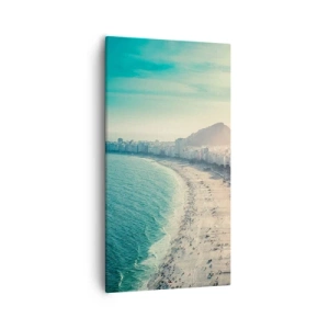 Canvastavla - Bild på duk - Evig semester i Rio - 55x100 cm