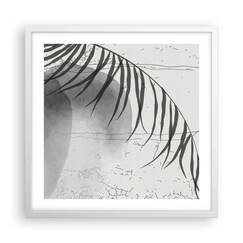 Affisch i vit ram - Den subtila exotismen i naturen - 50x50 cm