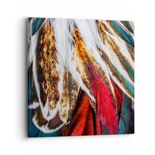 Canvastavla - Bild på duk - flyghemligheter - 40x40 cm