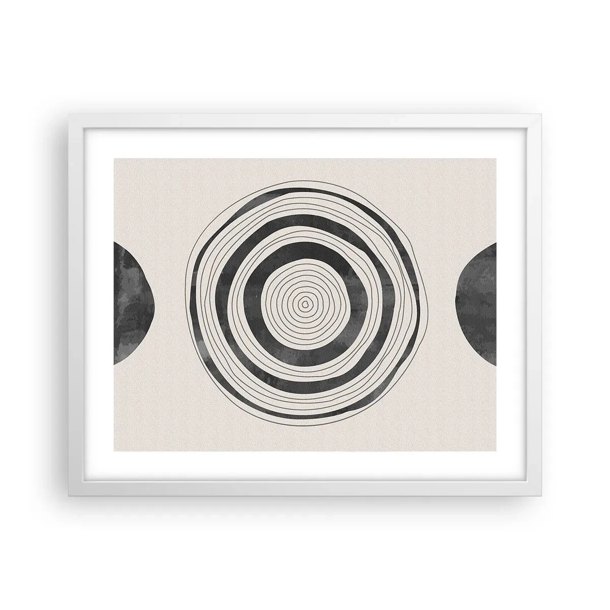 Affisch i vit ram - De viktiga sakerna däremellan - 50x40 cm