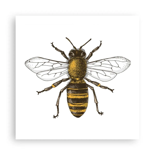 Affisch - Vackert och bra - 50x50 cm