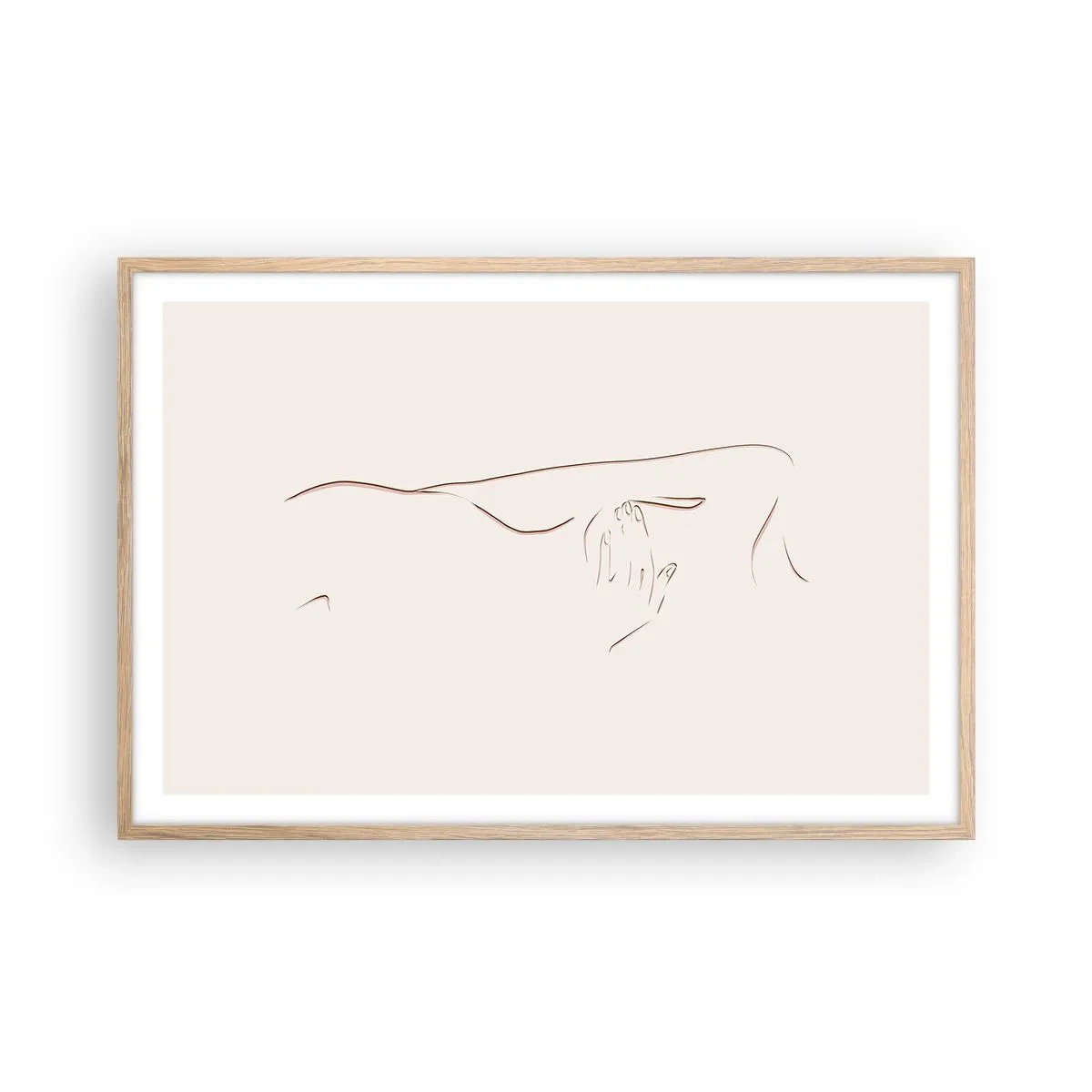 Affisch i ram av ljusek - Begärans form - 91x61 cm