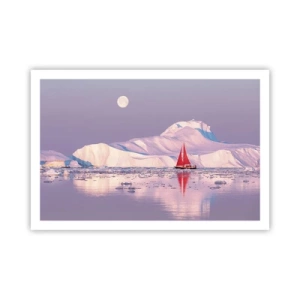 Affisch - Seglens glöd, isens kyla - 91x61 cm