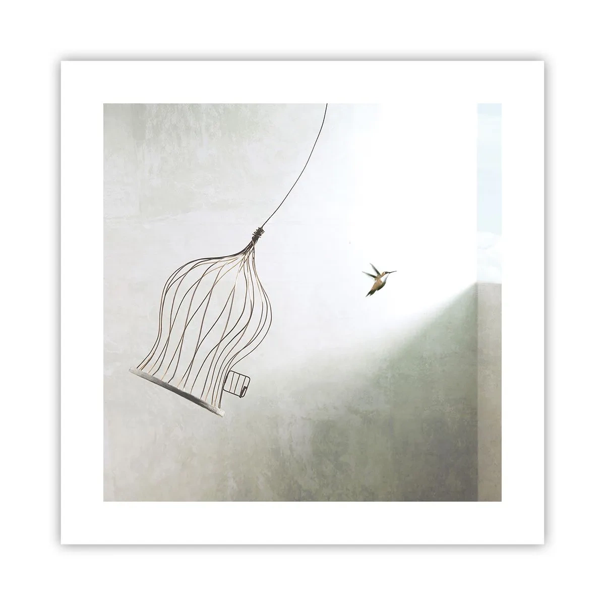 Affisch - I sitt esse - 40x40 cm