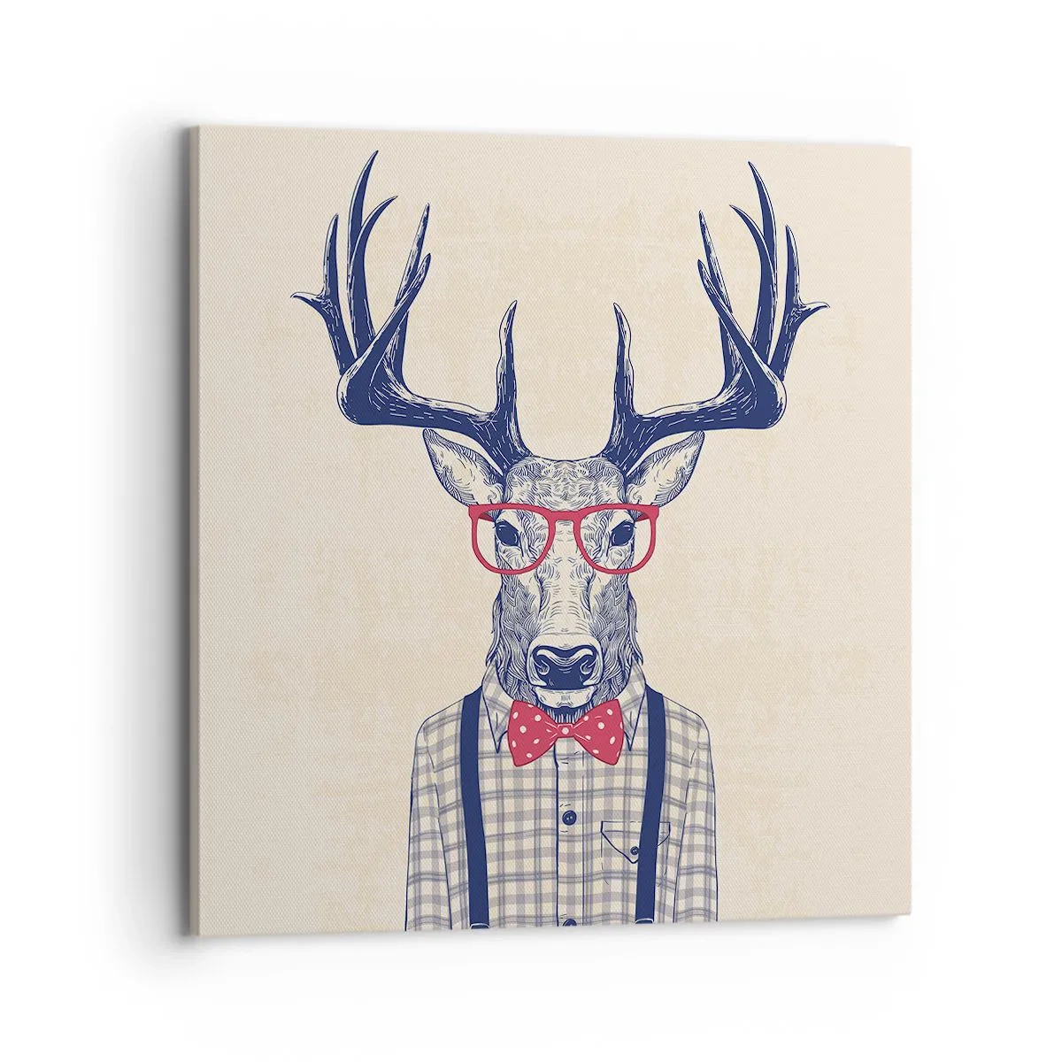 Canvastavla - Bild på duk - Rolig extravagans - 70x70 cm