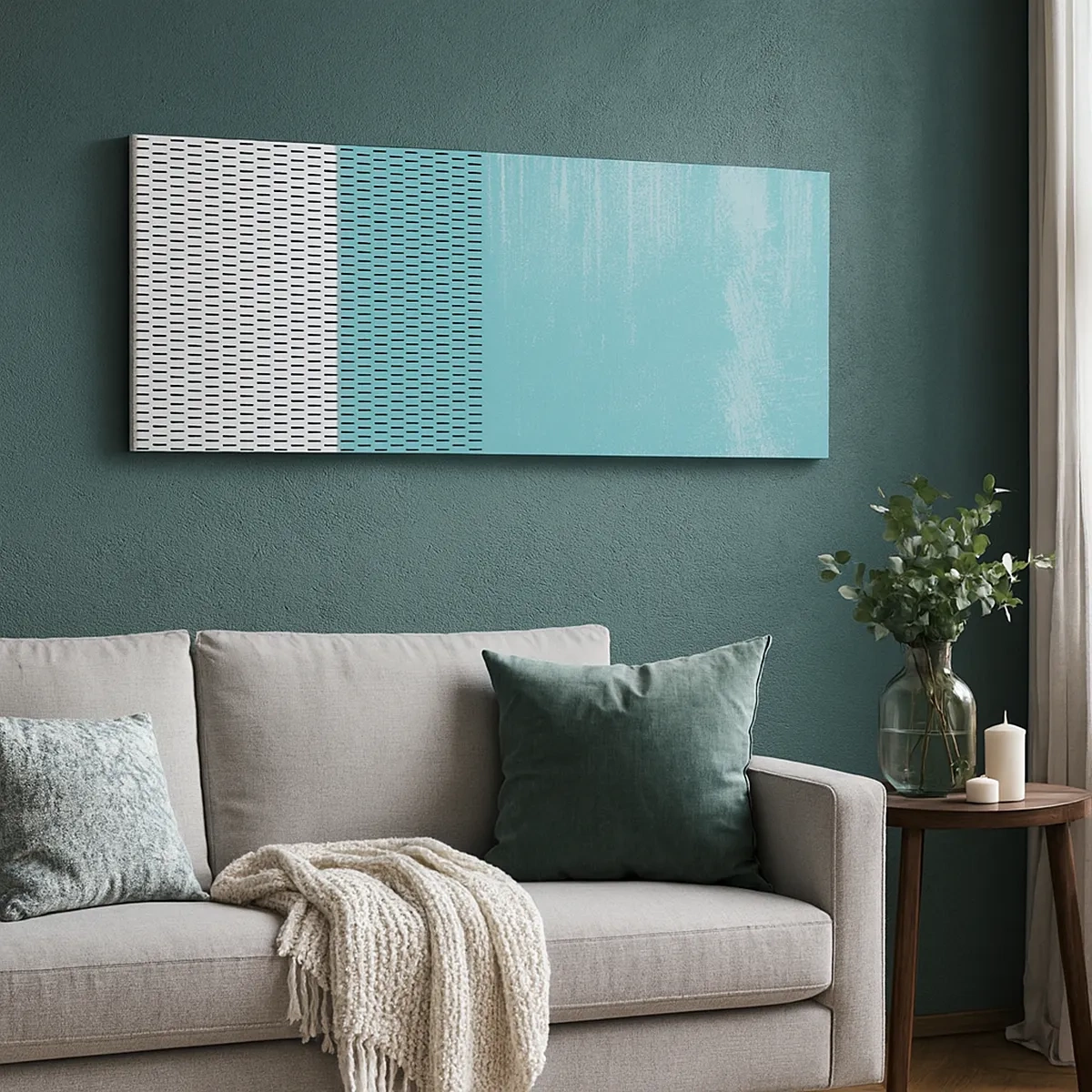 Canvastavla - Bild på duk - Balanserad komposition - 30x30 cm