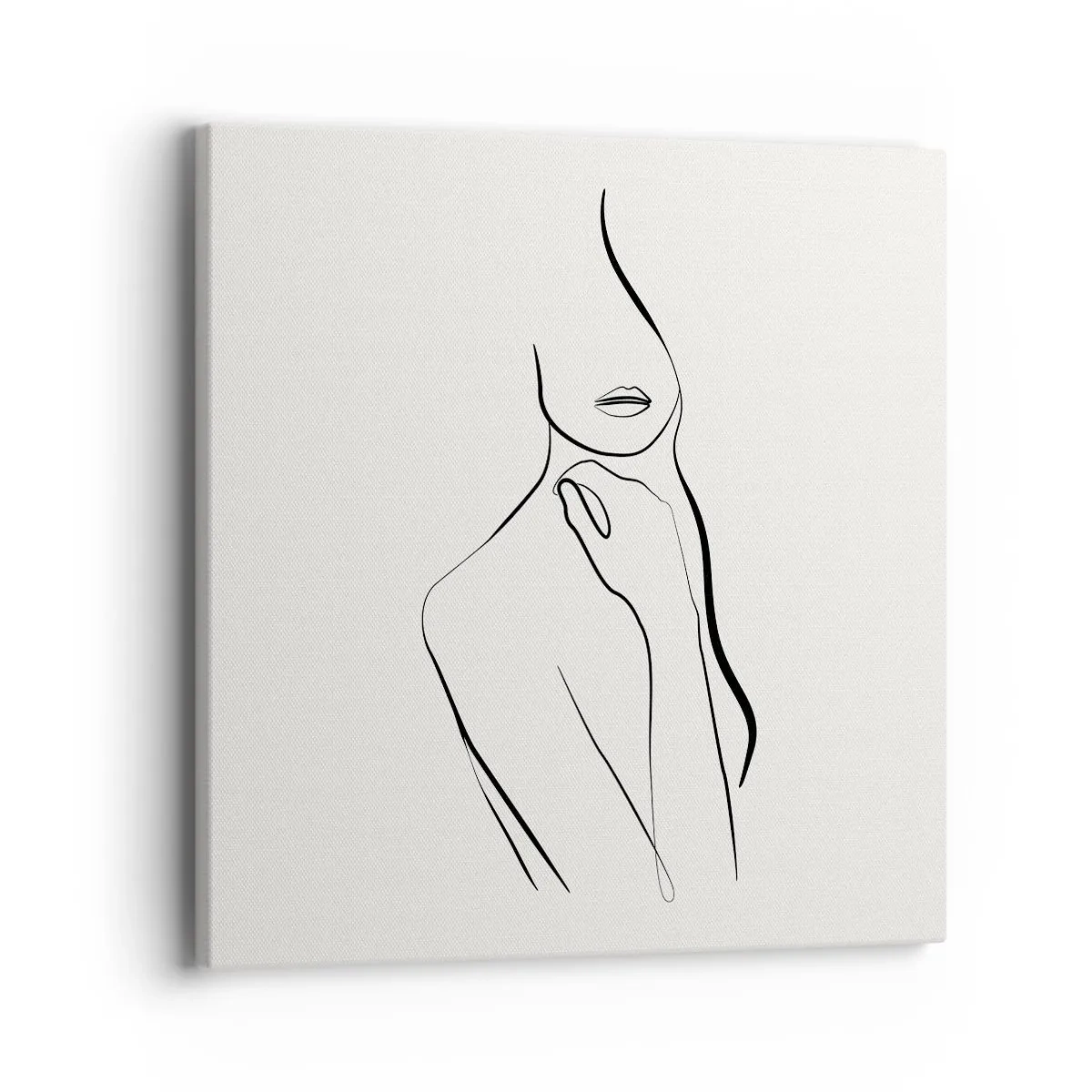 Canvastavla - Bild på duk - Melankolins våg - 40x40 cm