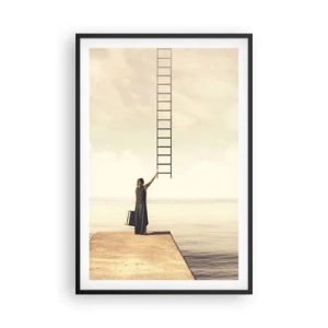 Affisch i svart ram - Magisk resa - 61x91 cm