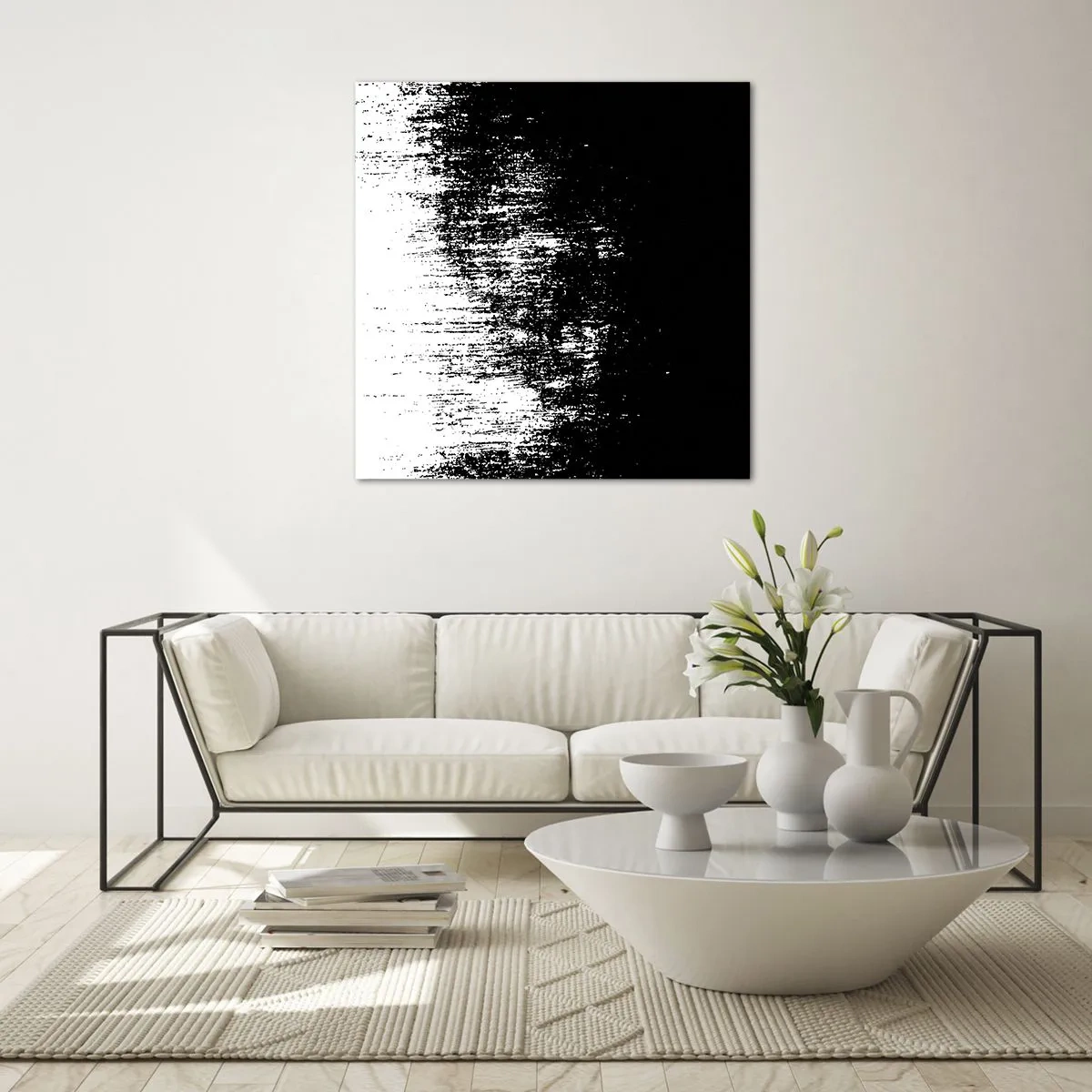 Glastavla - Bild på glas - Och vinnare är... - 50x50 cm