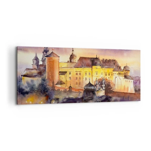 Canvastavla - Bild på duk - En historia och en berättelse - 100x40 cm