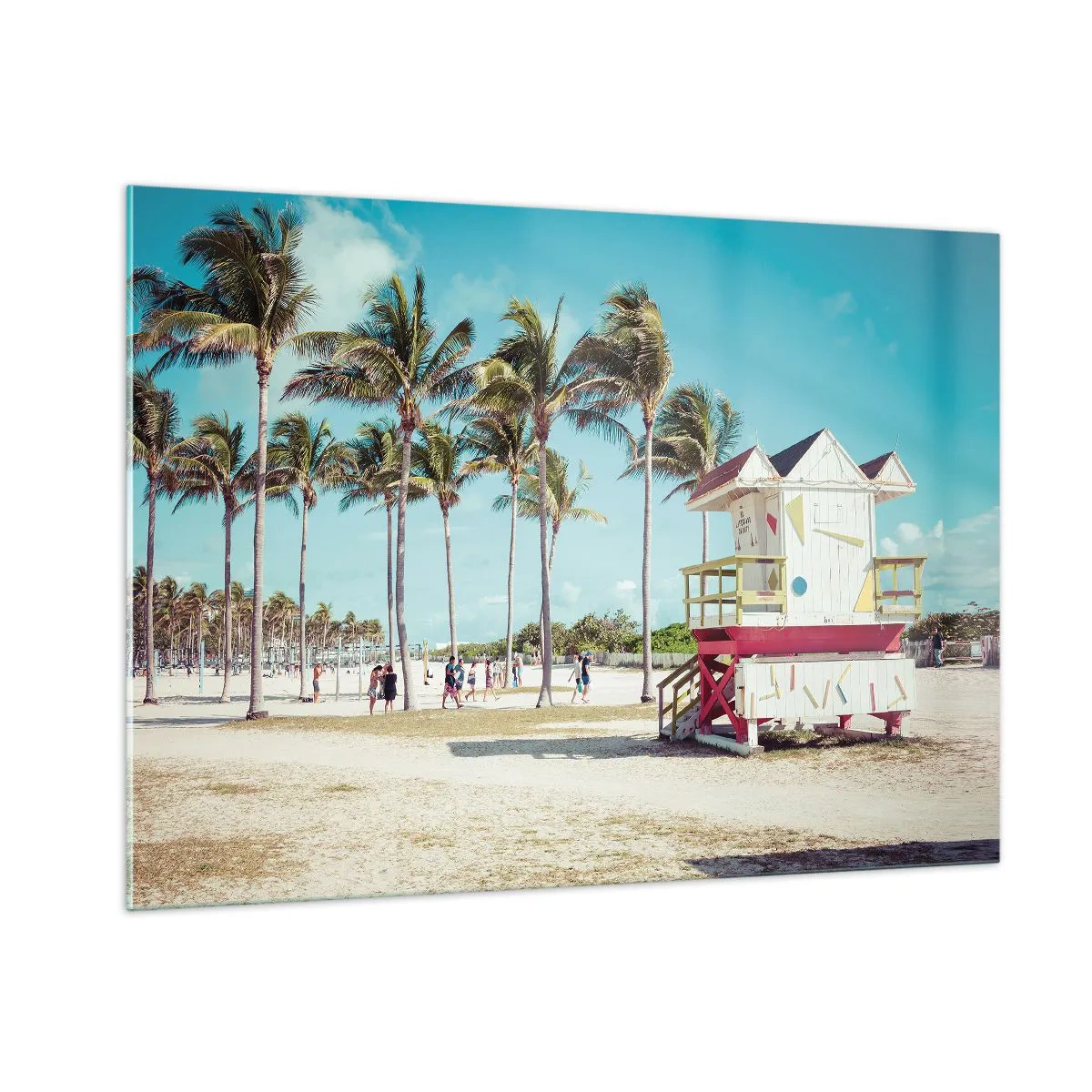 Glastavla - Bild på glas - En vacker dag framför dig - 100x70 cm