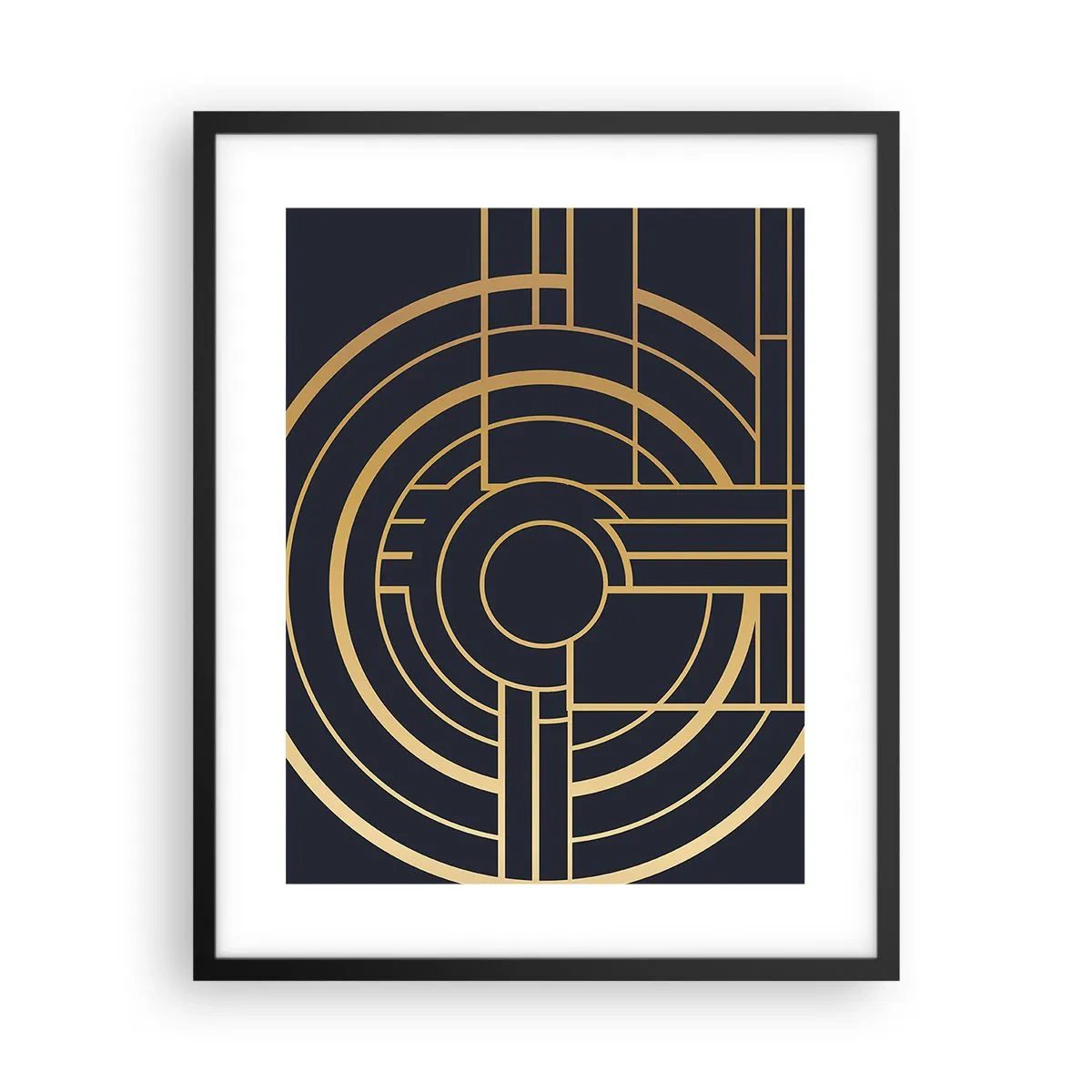 Affisch i svart ram - Sakernas gång - 40x50 cm