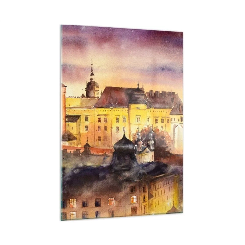 Glastavla - Bild på glas - En historia och en berättelse - 50x70 cm