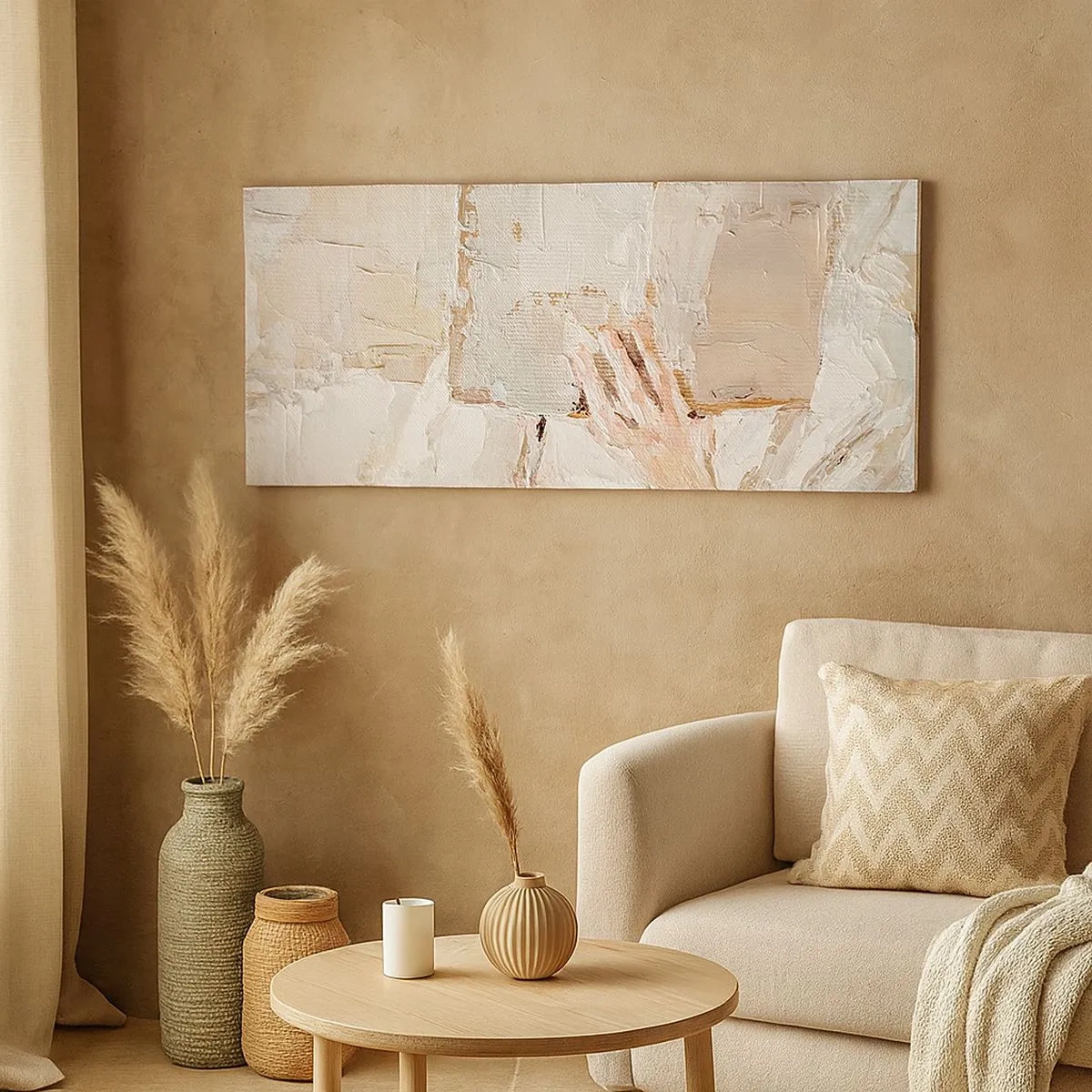 Canvastavla - Bild på duk - I en annan värld - 100x40 cm